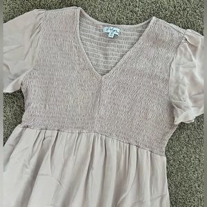 Boutique ruched top dress